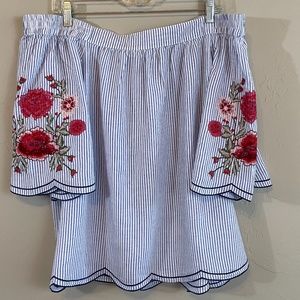 A Beautiful Soul off the shoulder top